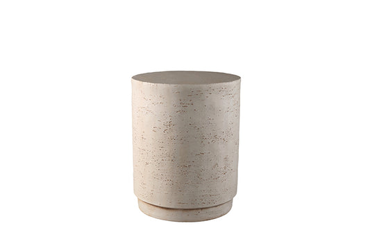 Ronde bijzettafel Chandar crème