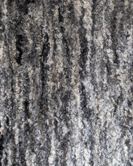 Grof geknoopt Schapenvacht Vloerkleed Grijs 200x160cm