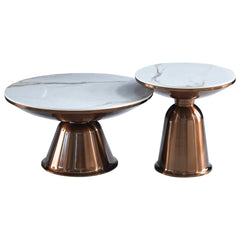 salontafels met marmeren blad