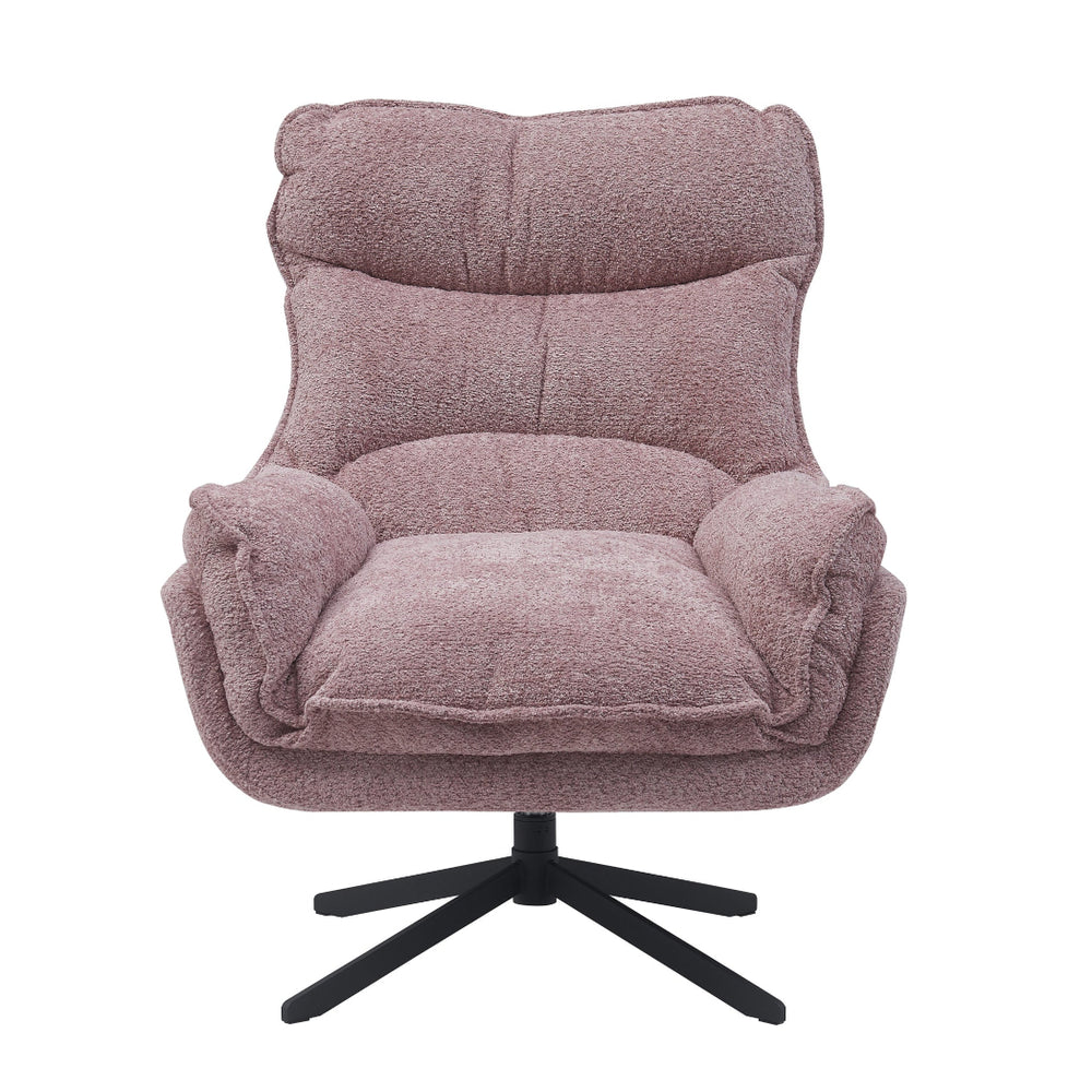 roze draaifauteuil