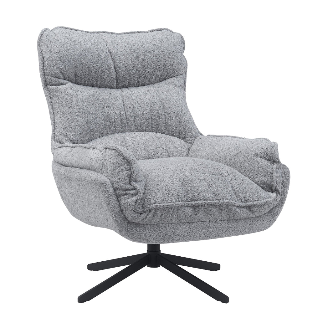 Draaifauteuil Vera grijs