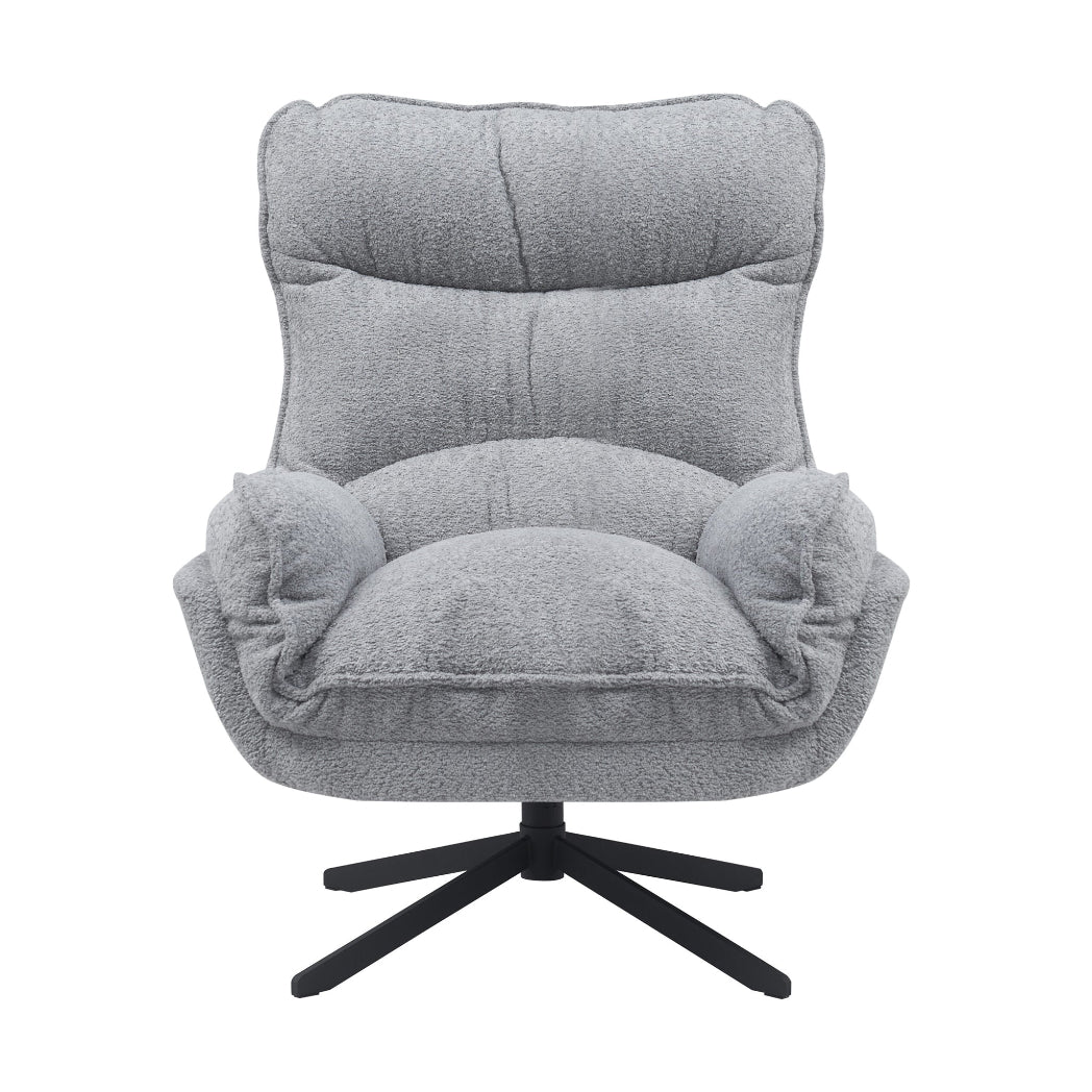 grijze fauteuil