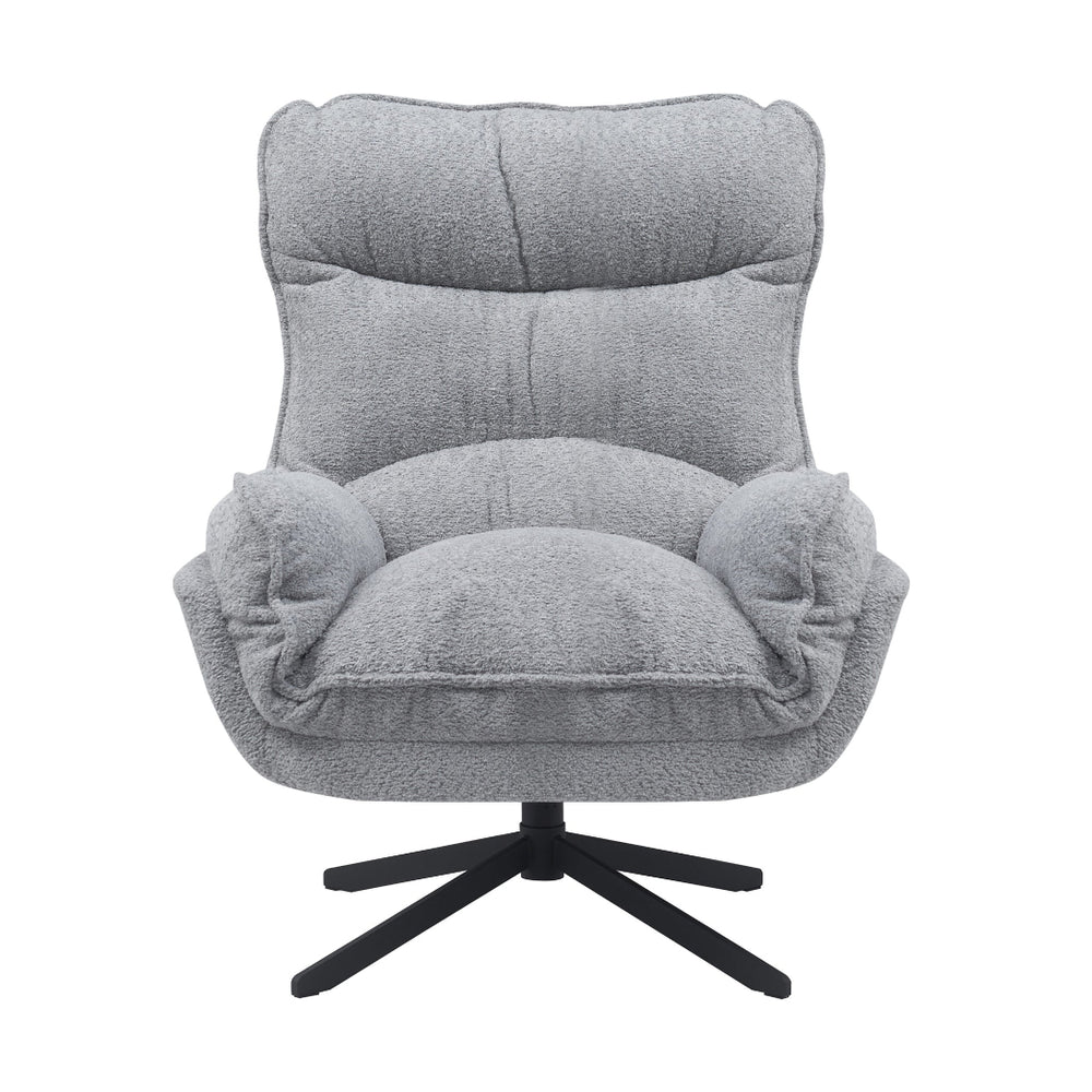 grijze fauteuil