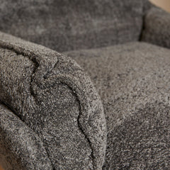 donkergrijze draaifauteuil