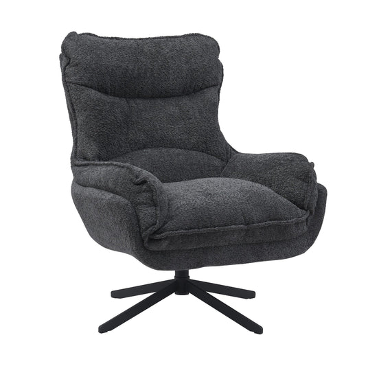 Draaifauteuil Vera donkergrijs