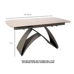 Uitschuifbare eettafel Shiva