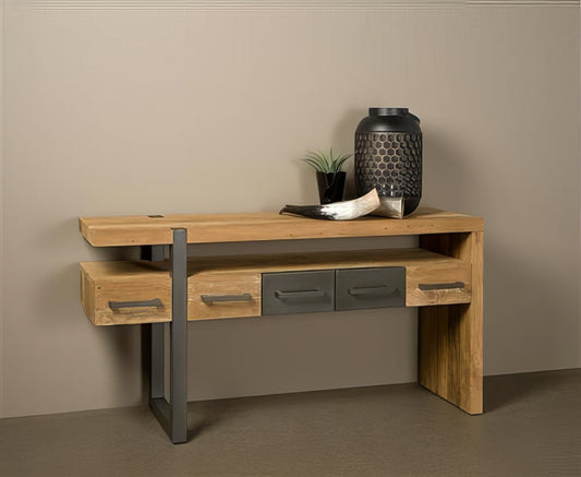 houten side table