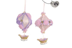 Sky Tulle Hot Air Balloon (set van 2 stuks) 19 cm