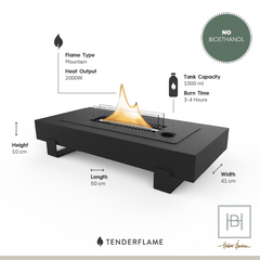 Tafelhaard Table Mountain 180 Zwart
