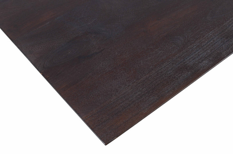Rechthoekige Houten Eettafel Alore bruin/goud