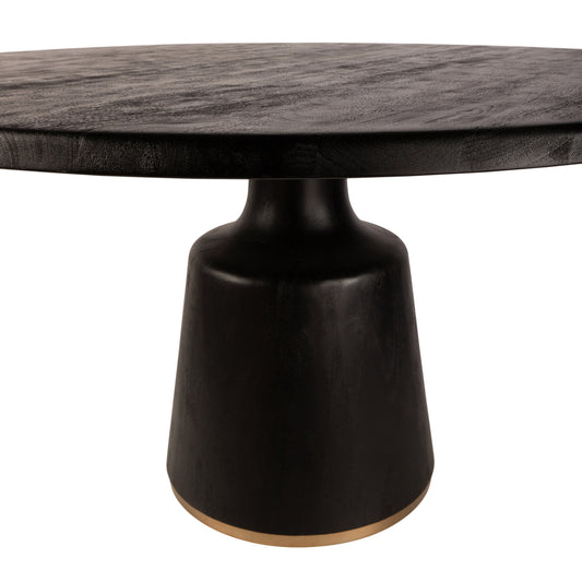 Eettafel Arca Veas zwart/goud