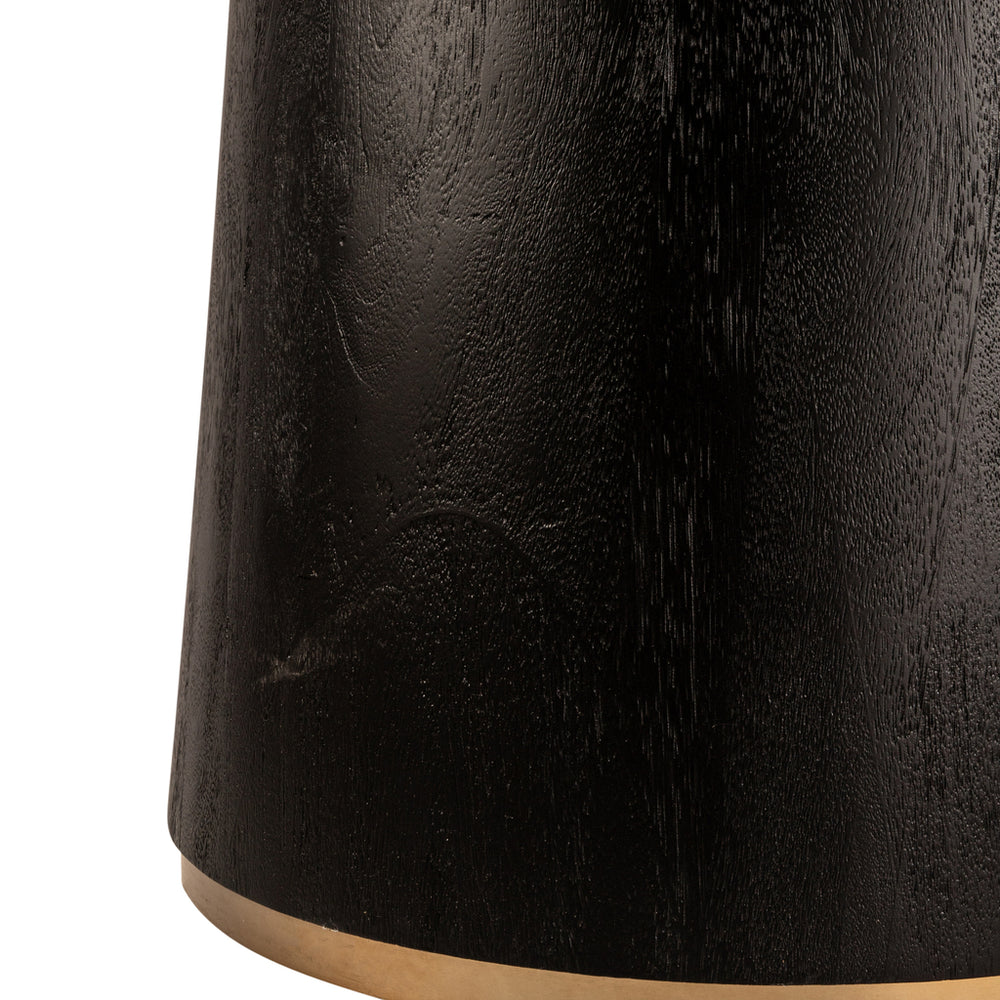 Eettafel Arca Veas zwart/goud