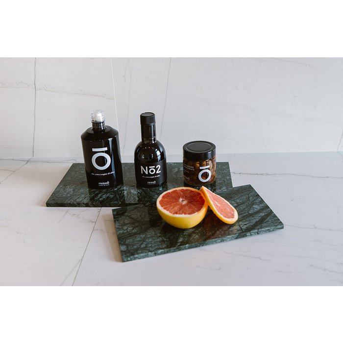 Marmer dienblad groen