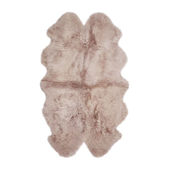Schapenvacht vloerkleed dove 180x110 cm
