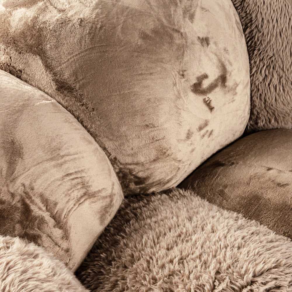 Driezitsbank Curvae Lush Taupe