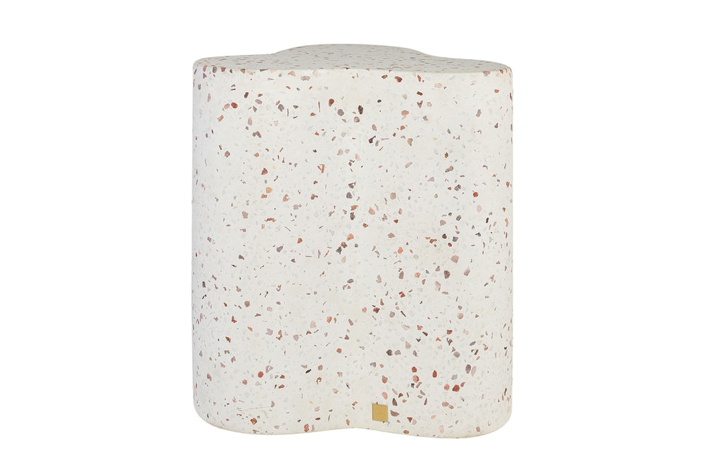 Terrazzo bijzettafel Freddy