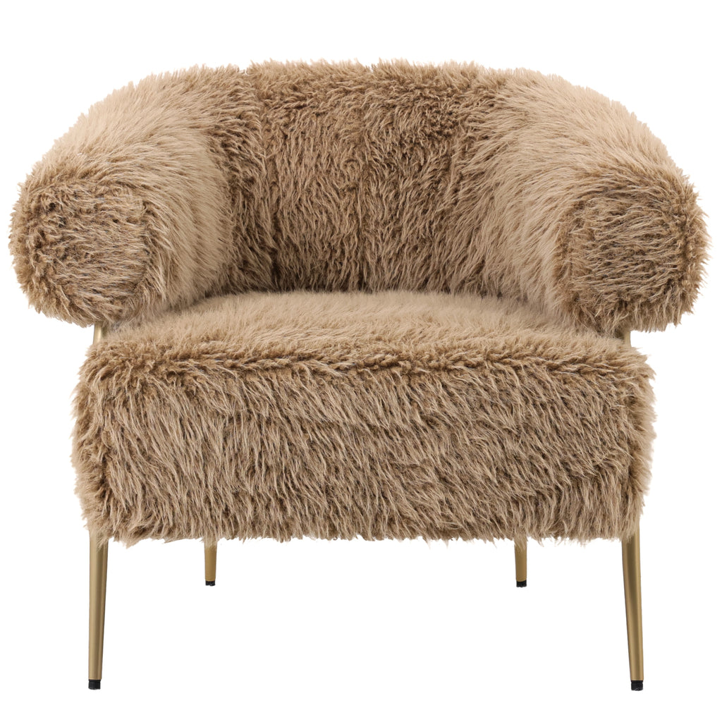 Fauteuil HAIR bruin