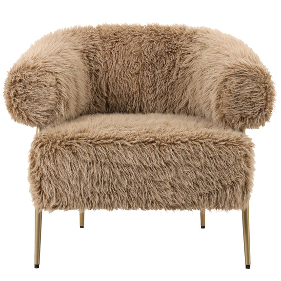 Fauteuil HAIR bruin