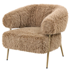 Fauteuil HAIR bruin