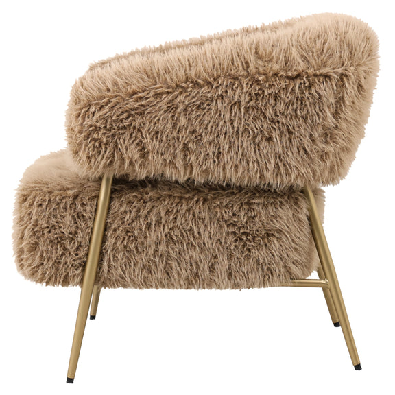 Fauteuil HAIR bruin