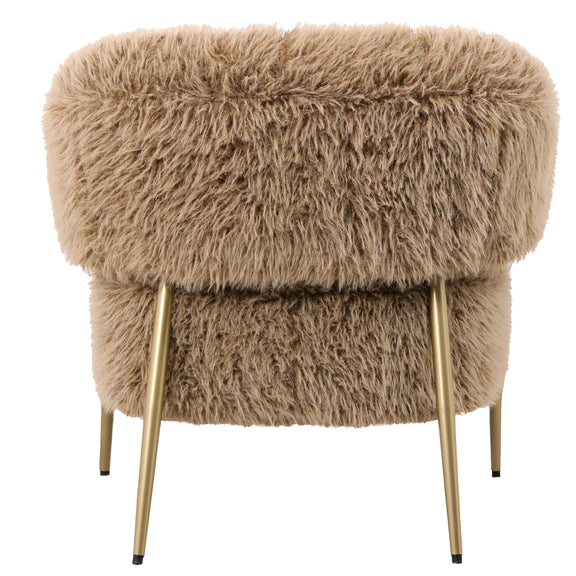 Fauteuil HAIR bruin