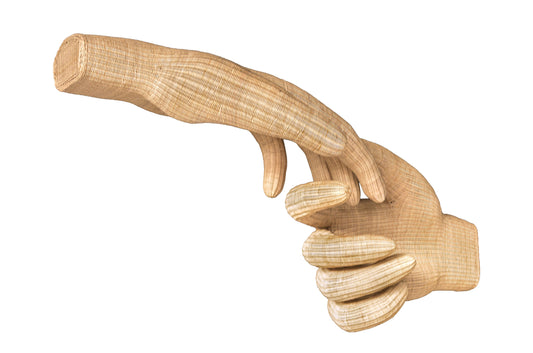 Handen Muurdecoratie  - Rattan