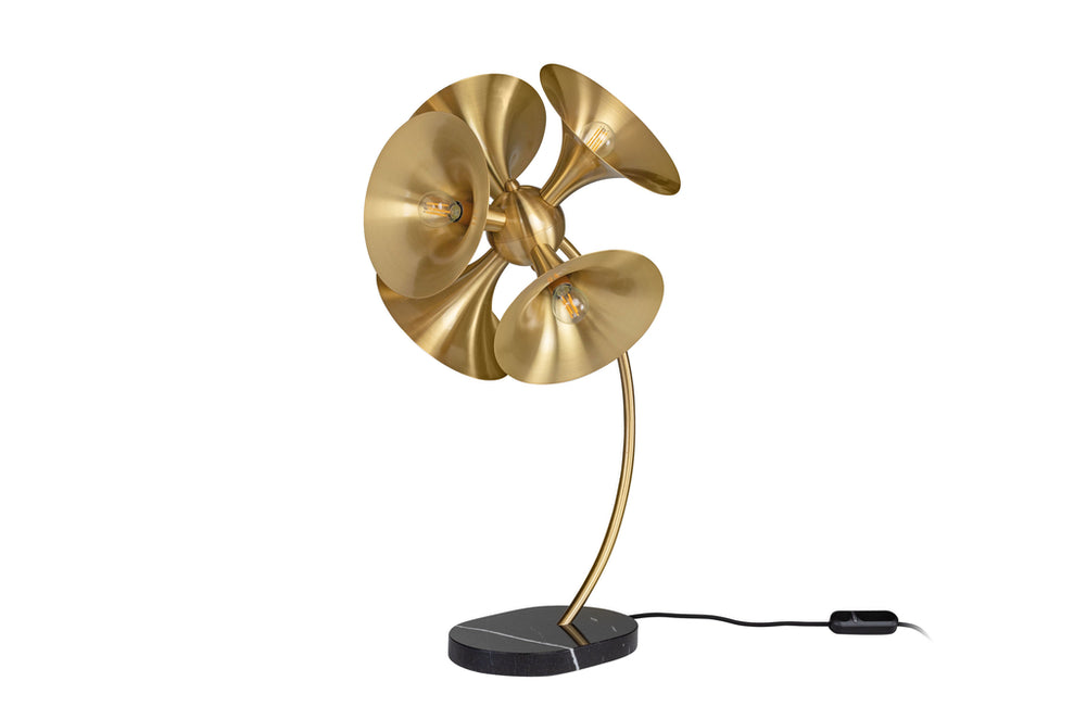 Jazz tafellamp messing