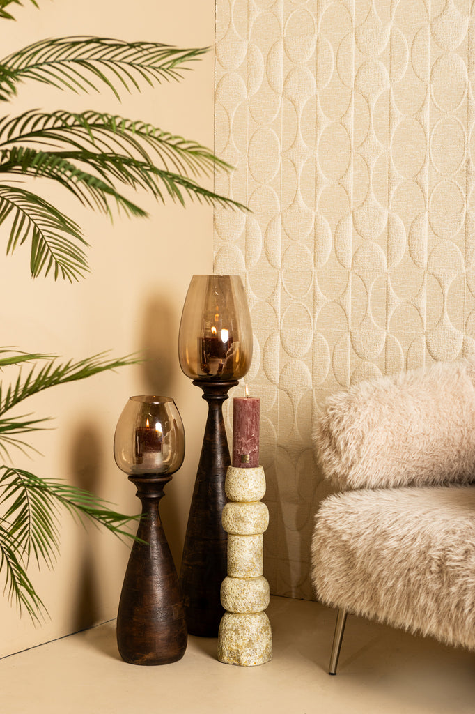 Houten windlicht Luster 100 cm