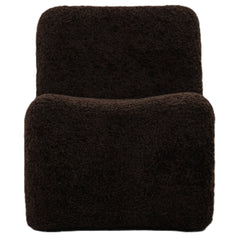 bruine teddy stoel