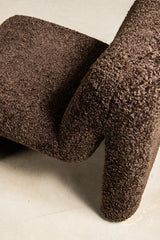 bruine fauteuil