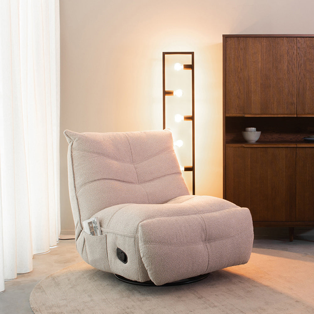 Beige Relax- en draaifauteuil Take It Easy