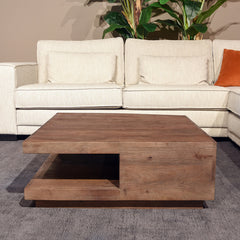 Houten Salontafel Square