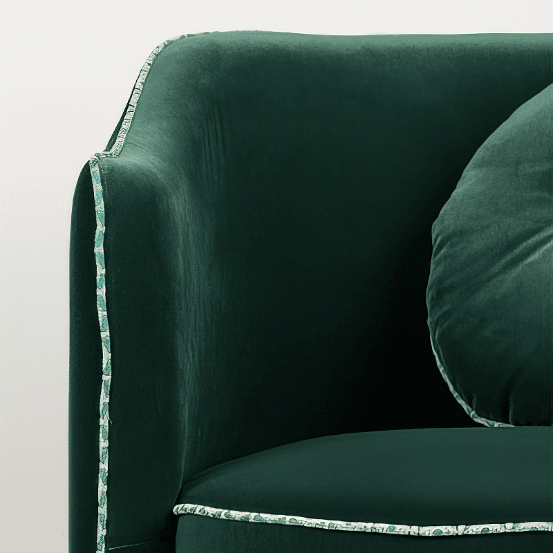 Fauteuil Sassy Granny donkergroen