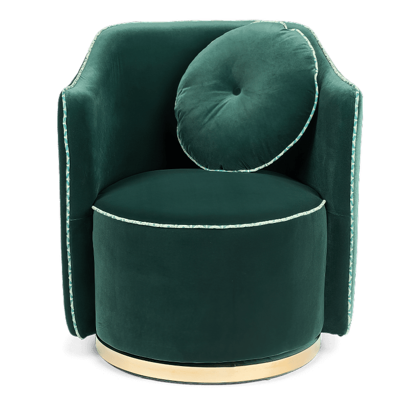 Fauteuil Sassy Granny donkergroen