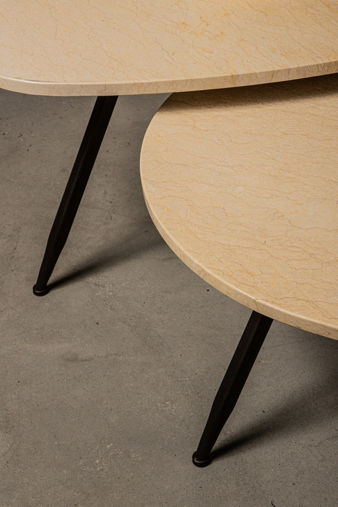 Salontafelset Veria Beige Marmer