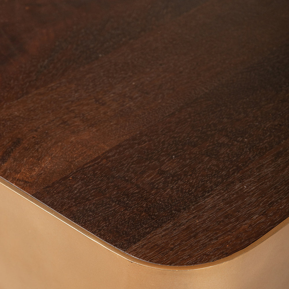 Salontafel Warren bruin/goud