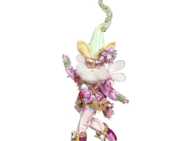 Easter Morning Santa Fairy roze/groen/geel 24 cm