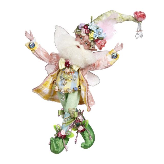 April Showers Santa Fairy roze/groen/geel 25 cm