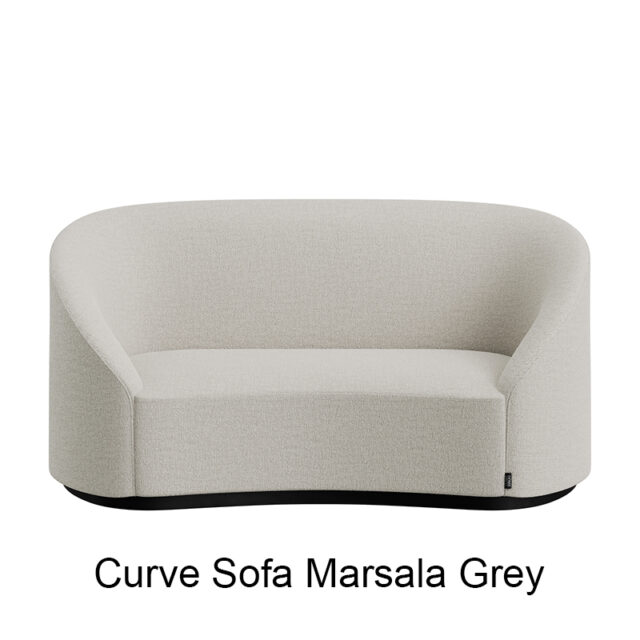 Curve Sofa Marsala Grey