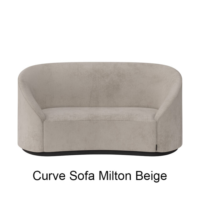 Curve Sofa Milton Beige