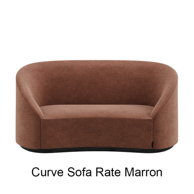 Curve Sofa Rate Marron