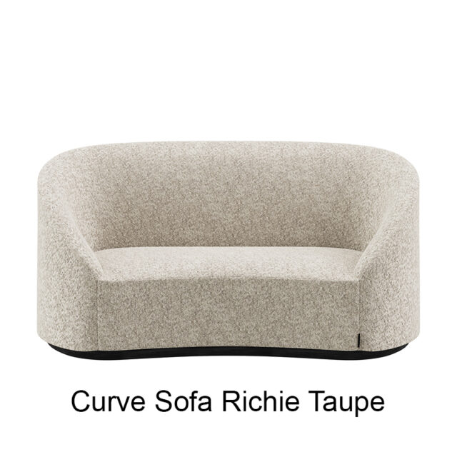 Curve Sofa Richie Taupe