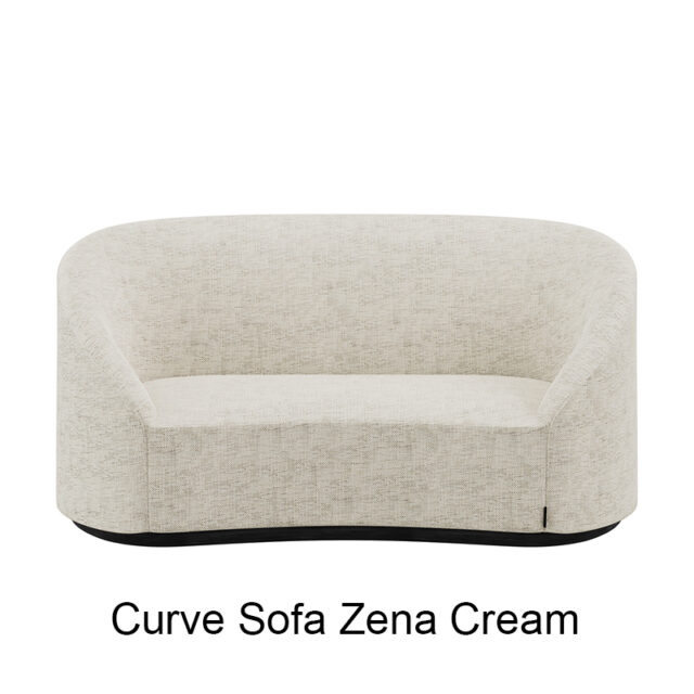 Curve Sofa Zena Cream