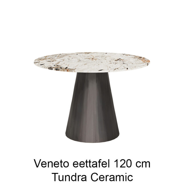 Veneto eettafel 120 cm Tundra Ceramic