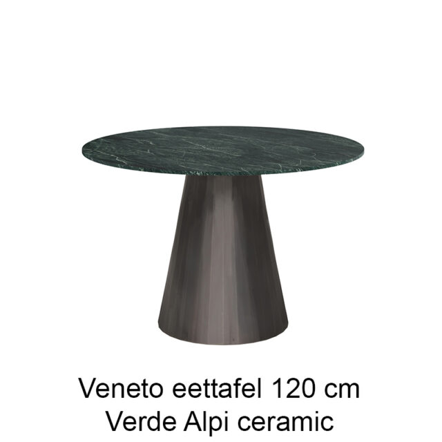 Veneto eettafel 120 cm Verde Alpi Ceramic