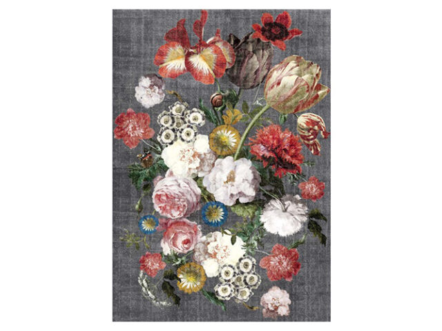 Vloerkleed Bouquet grijs/multi
