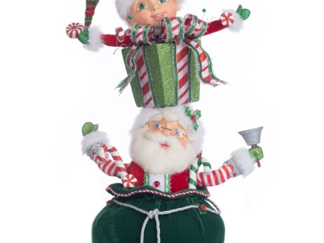 Santa Stack with Elf