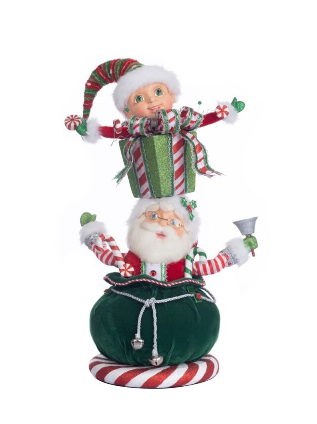 Santa Stack with Elf